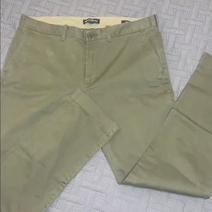 Olive J Crew slim flex Drigg 34x32. Never worn